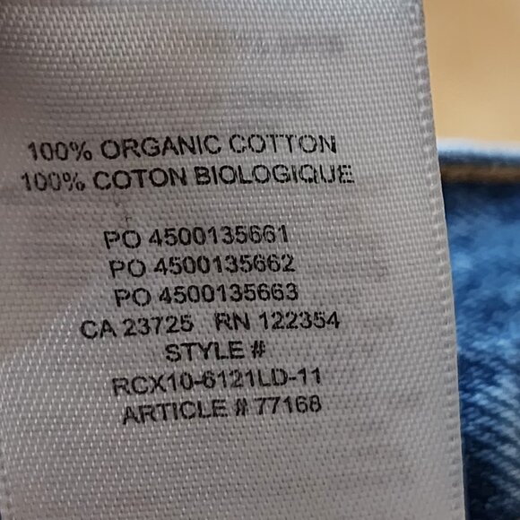 Denim Forum Medium Wash Organic Cotton Denim High Rise Yoko Shorts - Picture 7 of 7